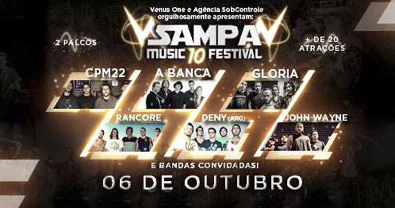 Espaço Victory promove 12 horas de puro rock na 10ª edição do Sampa Music Festival