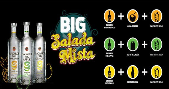 Bacardi Big prepara kit divertido com a campanha Big Salada Mista para o Carnaval 2015