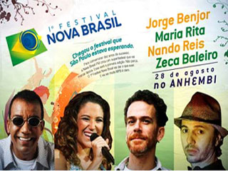 1° Festival Nova Brasil Traz quatro Grandes nomes ao palco do Anhembi