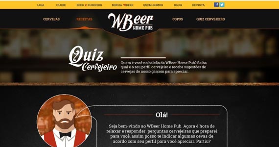 WBeer.com.br lança 1º Pub online do mundo com jogos, música e cerveja