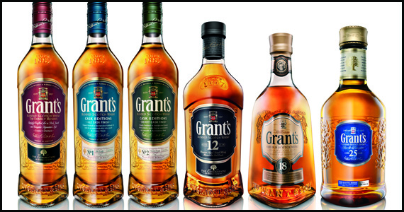 Grants é destaque nos concursos Scotch Whisky Masters e World Whisky Awards 2013