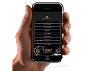Marca de uísque Chivas Regal lança aplicativo para iPhone, iPad e iPod Touch