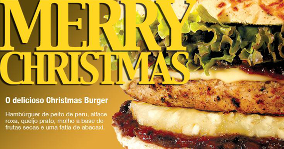 The Fifties lança hambúrgueres e milk shake especiais de Natal