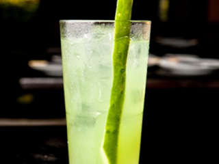 Green Apple and Cucumber: drink com pepino do restaurante Ping Pong