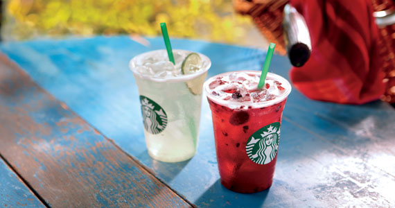 Starbucks lança bebidas refrescantes elaboradas à base de extrato de café verde