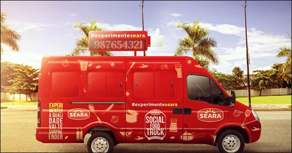 Marca JBS Foods traz para São Paulo o projeto Social Food Truck Seara