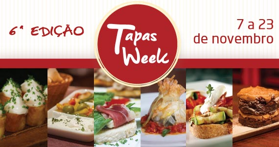 Confira a lista de Bares e Restaurantes com seu Menu Degustação da 6ª Edição do Tapas Week