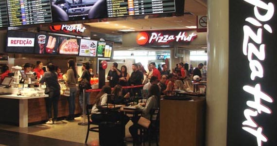 Pizza Hut tem maior faturamento por m² no aeroporto de Congonhas
