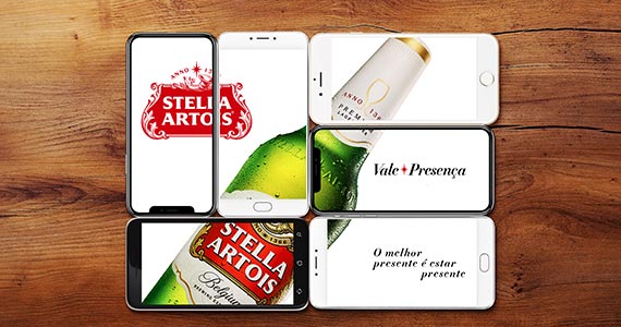 A marca de cerveja Stella Artois cria o Vale-Presença para reunir amigos e familiares