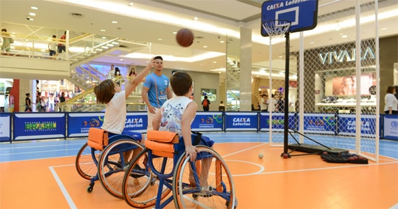 Shopping Anália Franco se transforma em arena paralímpica com projeto Experimentando Diferenças