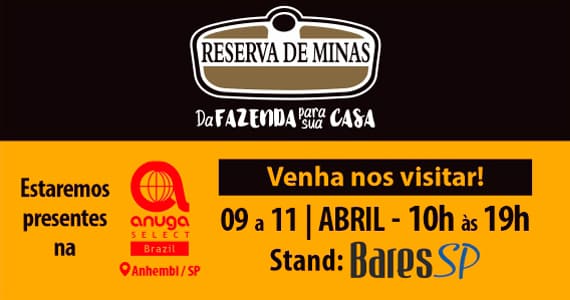 Reserva de Minas no evento Anuga Brazil