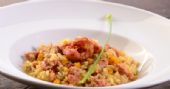 Risoto de Lingui�a calabresa � sugest�o do chef do Vicolo Nostro
