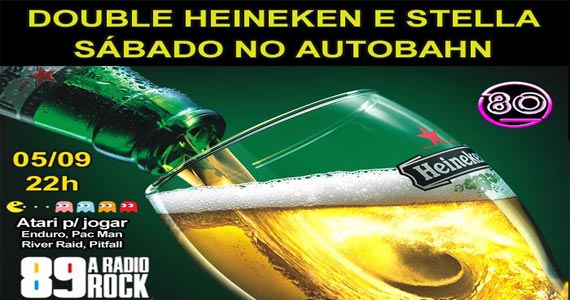 Mega Festa dos Anos 80 com Double Heineken e Stella agitam a Autobahn