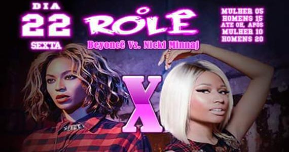 Sambarylove realiza Festa Rolê com músicas de Nicki Minaj vs Beyoncé