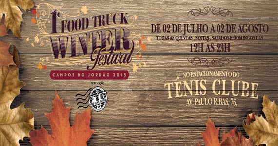 1ª Edição do Food Truck Winter Festival acontece no Tênis Clube