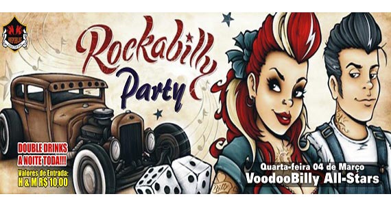 Republic Pub recebe a banda VoodooBilly All Stars para animar a noite