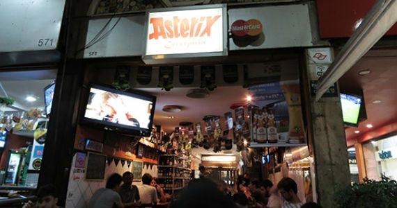 Bar Asterix oferece no Happy Hour o 3° chope grátis da cerveja 