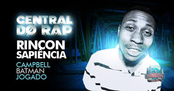 Central City Music Bar realiza a Central do Rap com Rinçon Sapiência