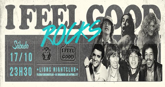 Lions Nightclub recebe festa iFeelgood Rock com DJs convidados 