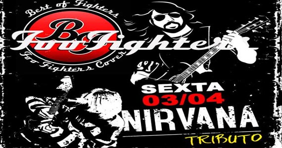 Bar Rock Club recebe bandas cover de Foo Fighters e Nirvana na sexta