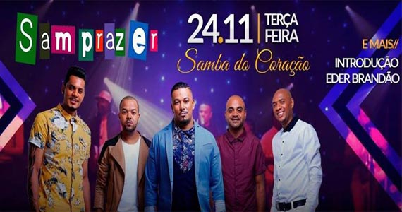 Coração Sertanejo recebe o show do Grupo Samprazer na terça feira