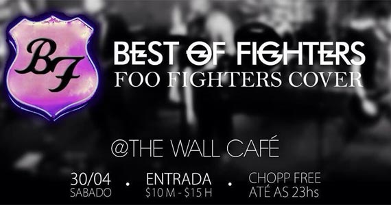Foo Fighters Cover se apresenta no The Wall Café 
