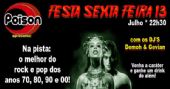 Poison Bar e Balada celebra o Dia Mundial do Rock