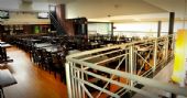 Quarta-feira � dia de transmiss�o de campeonatos de futebol ao vivo no Bar Santa Julia