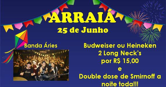 Duboiê Bar recebe a Banda Áries com pop rock na Festa Brega