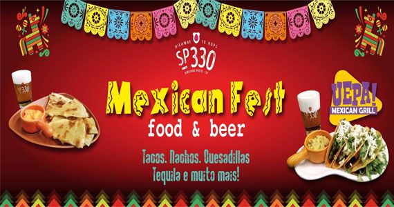 Mexican Fest Food e Beer com culinária Tex Mex na Cervejaria SP 330