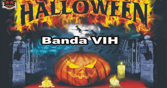 Republic Pub recebe Festa de Halloween com banda Vih e Sal Vincent