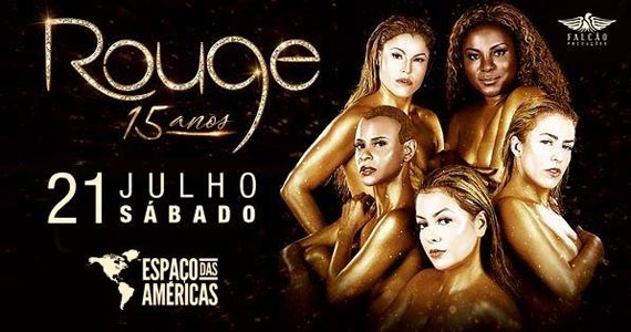 Grupo Rouge realiza mega show de 15 anos no Espaço das Américas