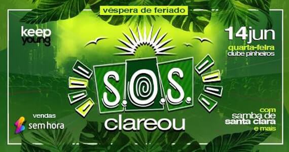 Clube Pinheiros recebe Samba de Santa Clara na véspera de feriado