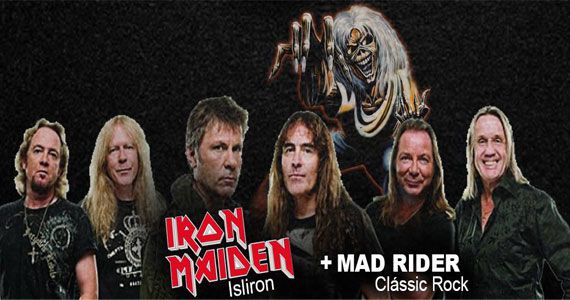 Iron Maiden Cover e Mad Rider animam a sexta do Santo Rock Bar