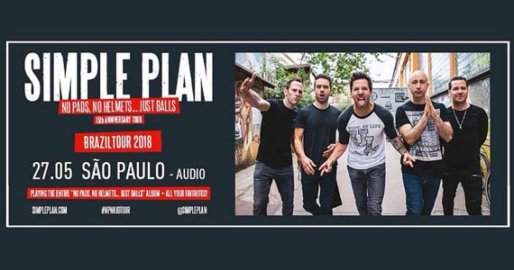 Audio recebe show da banda internacional Simple Plan