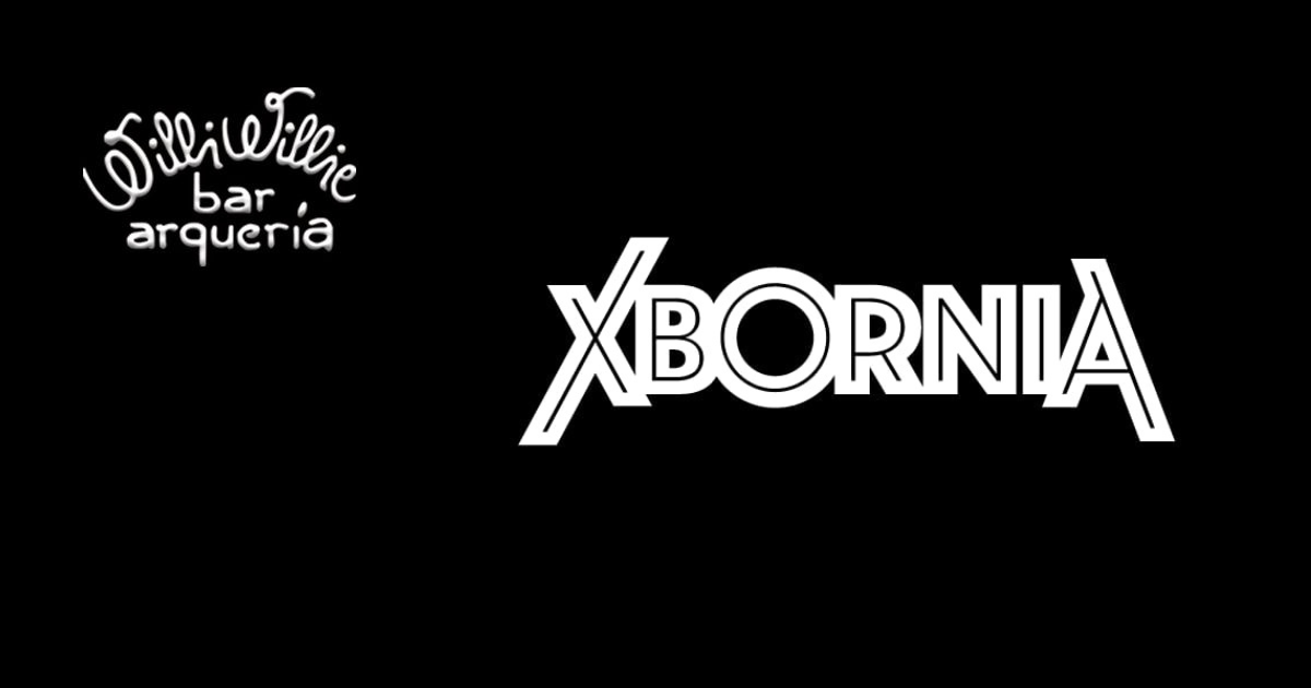 Programação - XBornia (Rock/Pop anos 80, 90, 00) + Double Gin Tônica até as 22h!