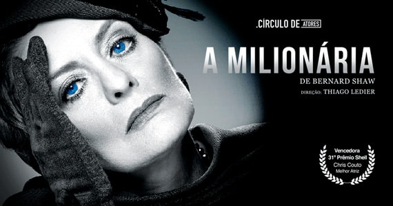 Teatro Aliança Francesa apresenta o espetáculo A Milionária