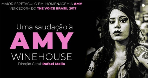 Uma Saudação à Amy Winehouse por Samantha Ayara no Theatro NET