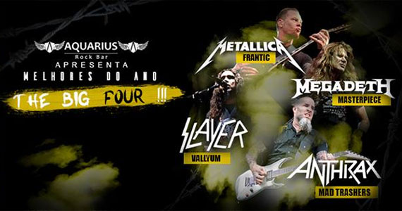 Covers do Metallica, Megadeth, Slayer e Anthrax no Aquarius Rock