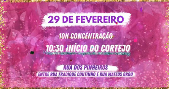 Bloco Te Amo, Mas Só Como Amigo desfila em Pinheiros no Carnaval Bloco Te Amo, Mas Só Como Amigo desfila em Pinheiros no Carnaval