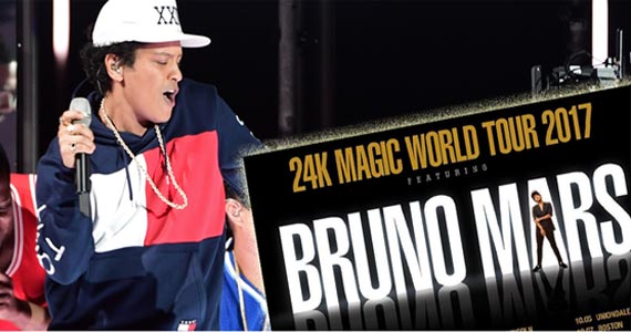 Após 5 anos Bruno Mars volta e se apresenta no Estádio do Morumbi