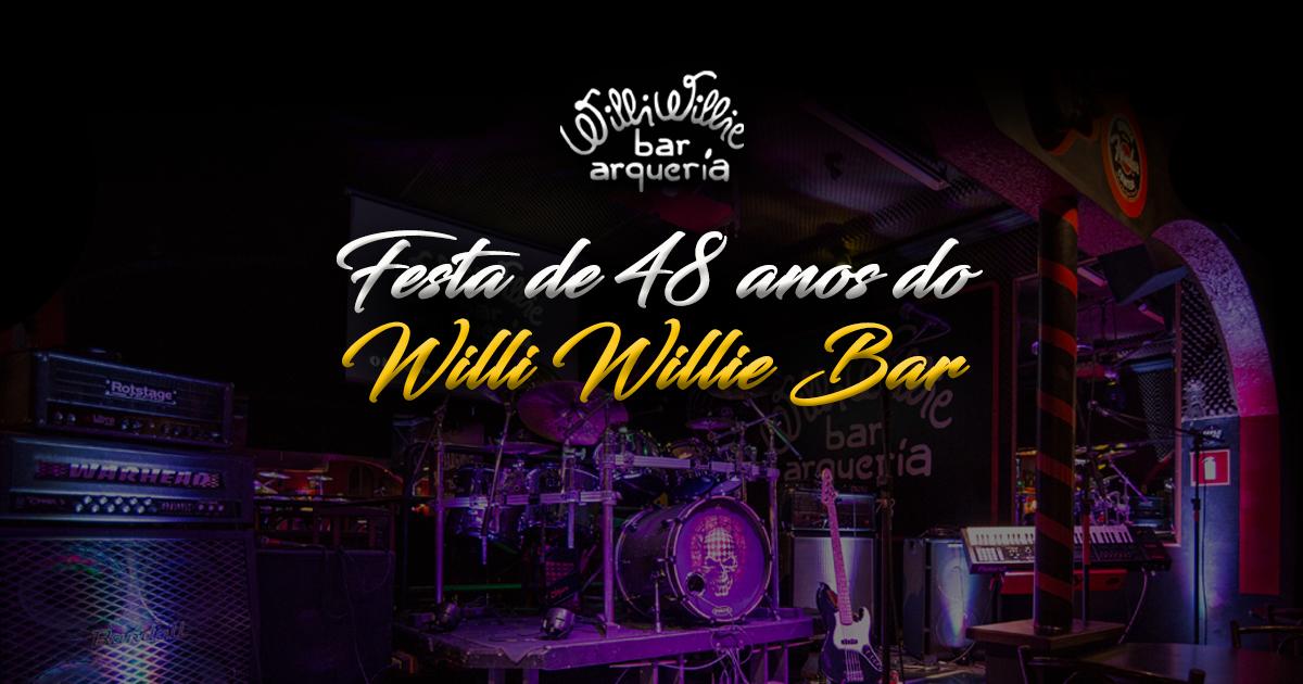 Programação - Festa de 48 anos do Willi Willie - Banda Willi Rock (classic rock)