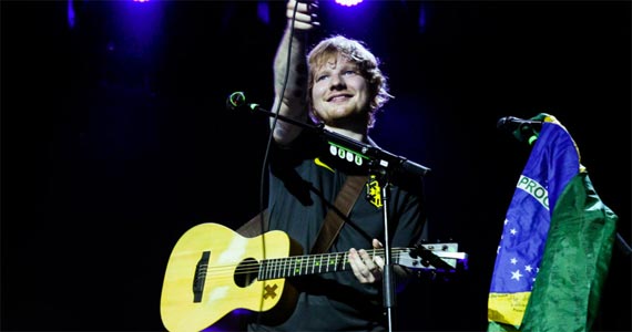Cantor Ed Sheeran faz show no Allianz Parque dia 28 de maio
