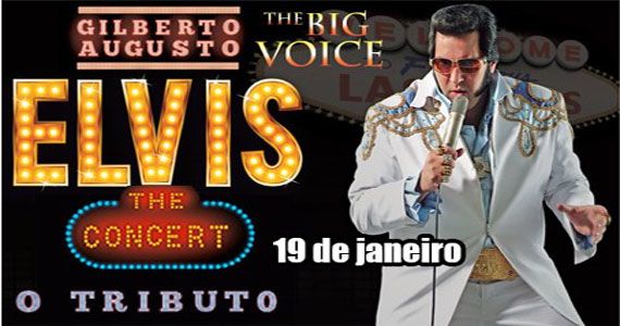 Teatro Gazeta recebe o espetáculo Elvis The Concert 