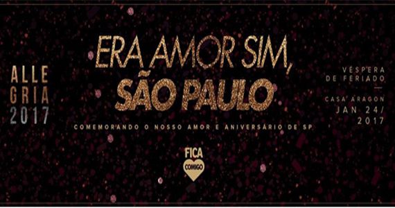 Aniversário de São Paulo na Casa Aragon 