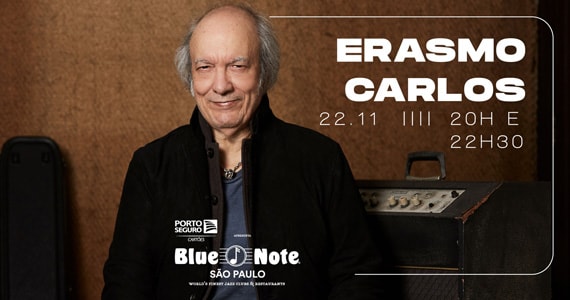 Show de Erasmo Carlos no Blue Note em Novembro