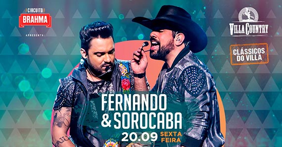 Fernando & Sorocaba fazem show na balada sertaneja Villa Country