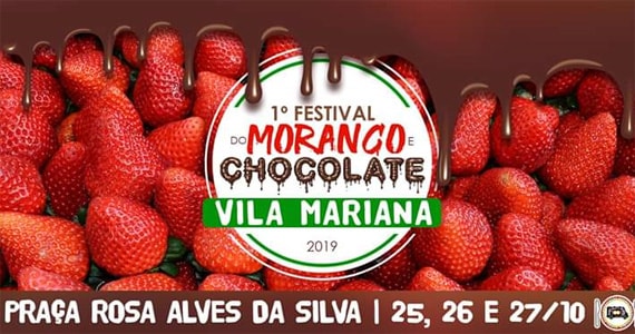 Festival de Morango e Chocolate chega a Vila Mariana em Outubro