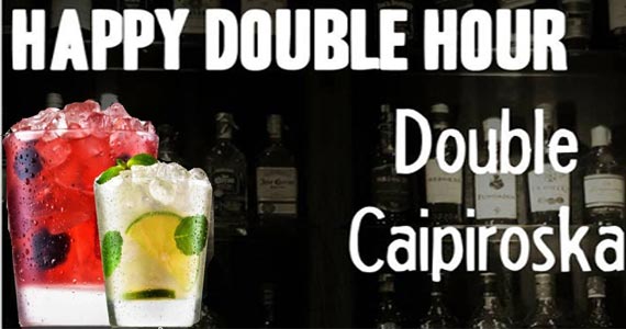 Happy Hour com Double Caipiroska no Inconfidentes