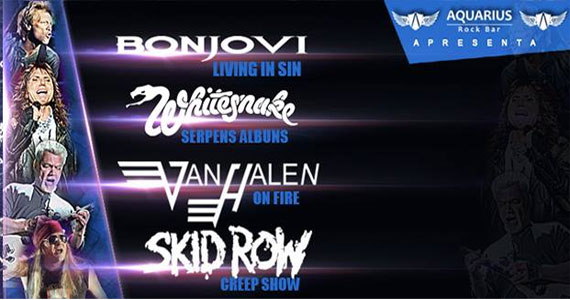Covers do Bon Jovi, Skid Row e mais no Aquarius Rock Bar